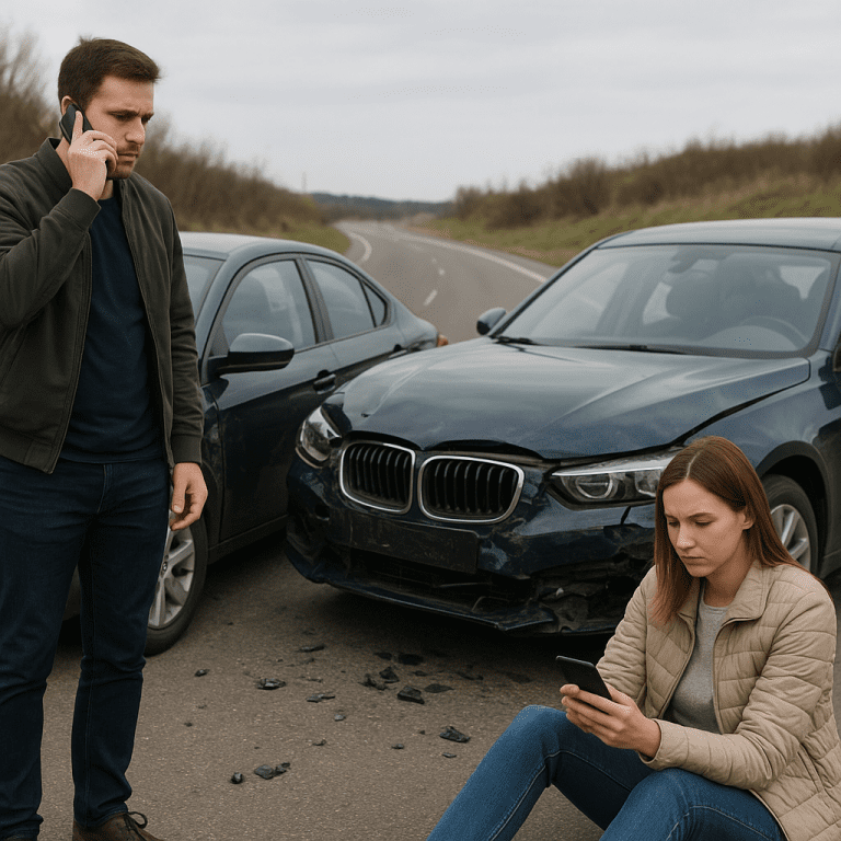 Co robić po kolizji drogowej – krok po kroku