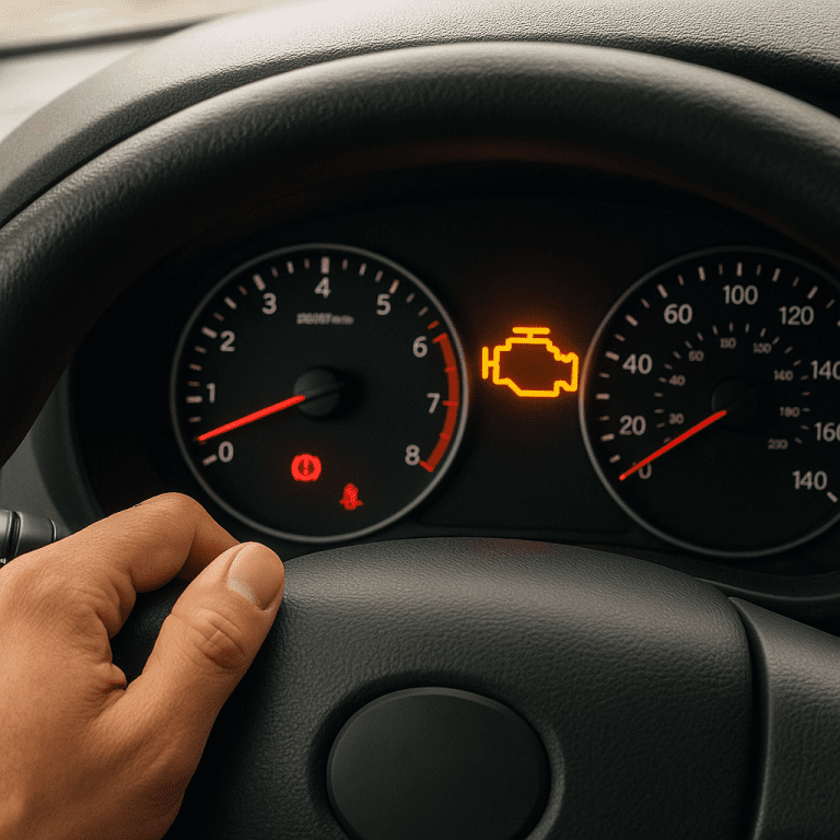 Co zrobić, gdy zapali się kontrolka „check engine”